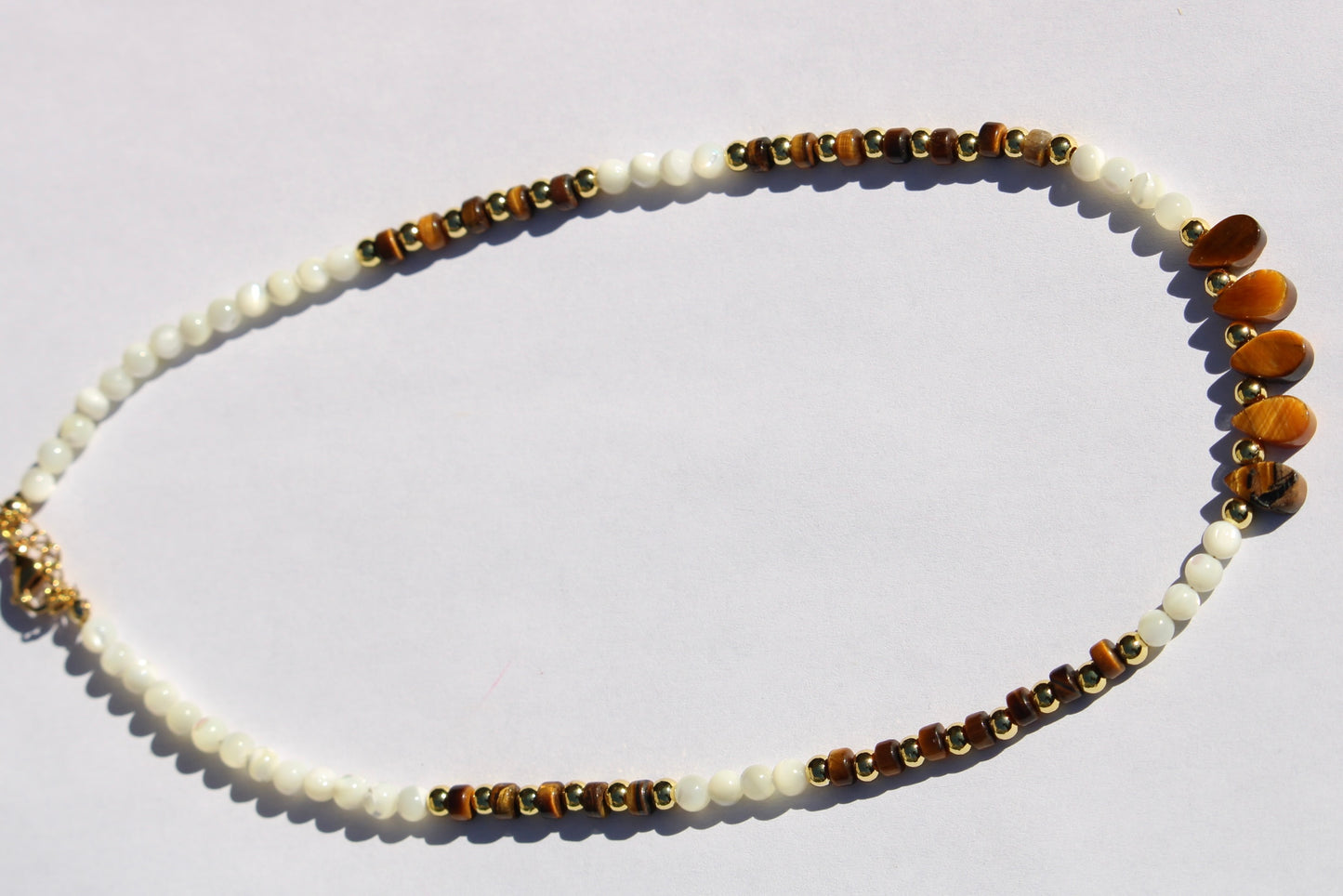 Collier en Oeil de Tigre