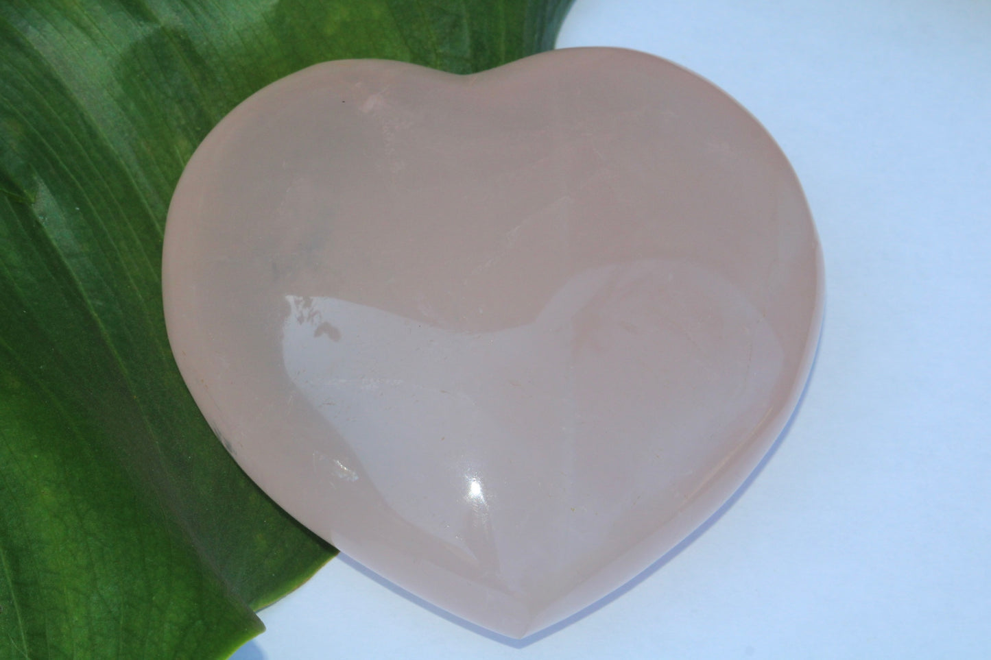 Coeur en Quartz Rose