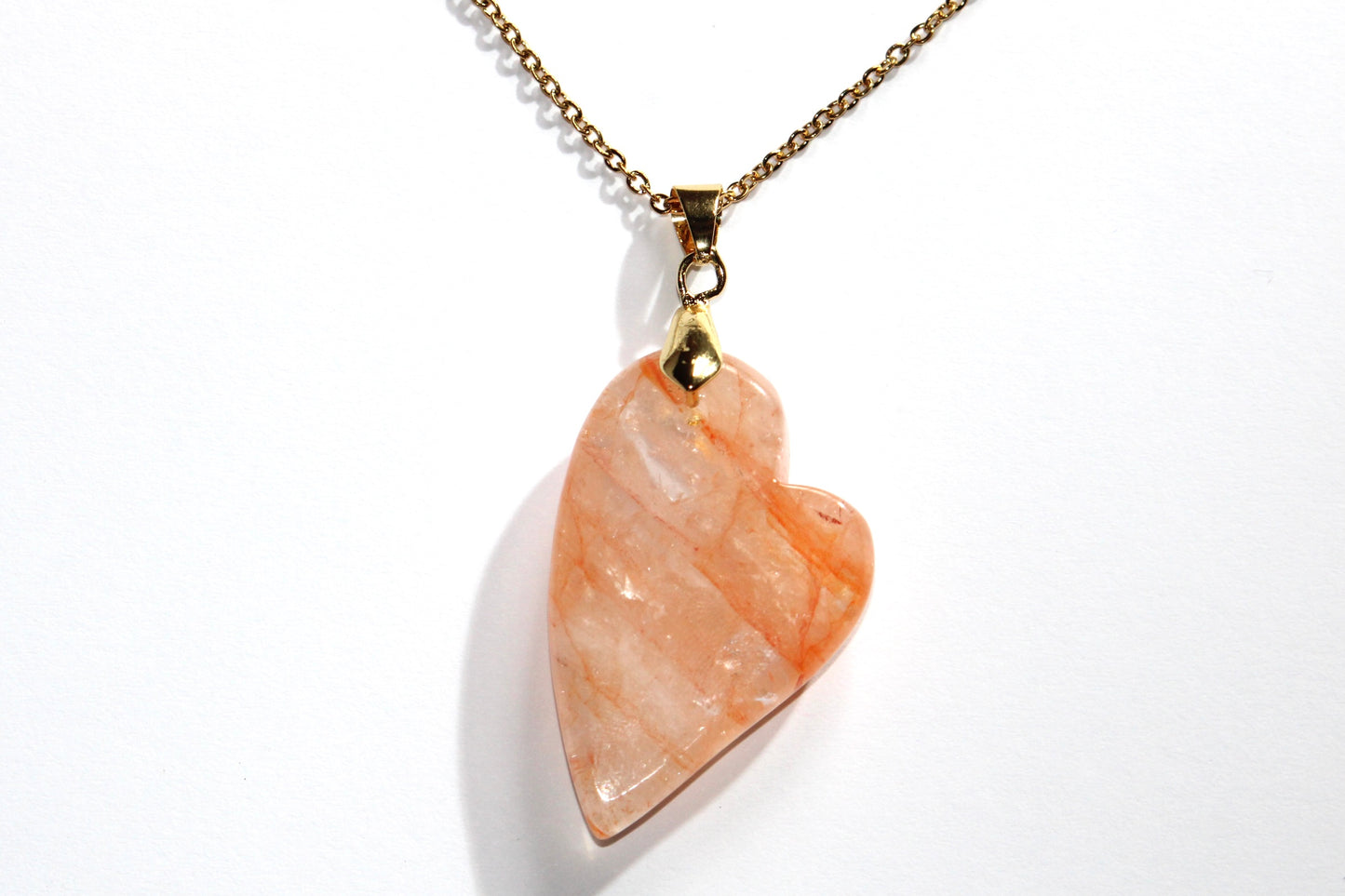 Collier en Quartz Hématoide