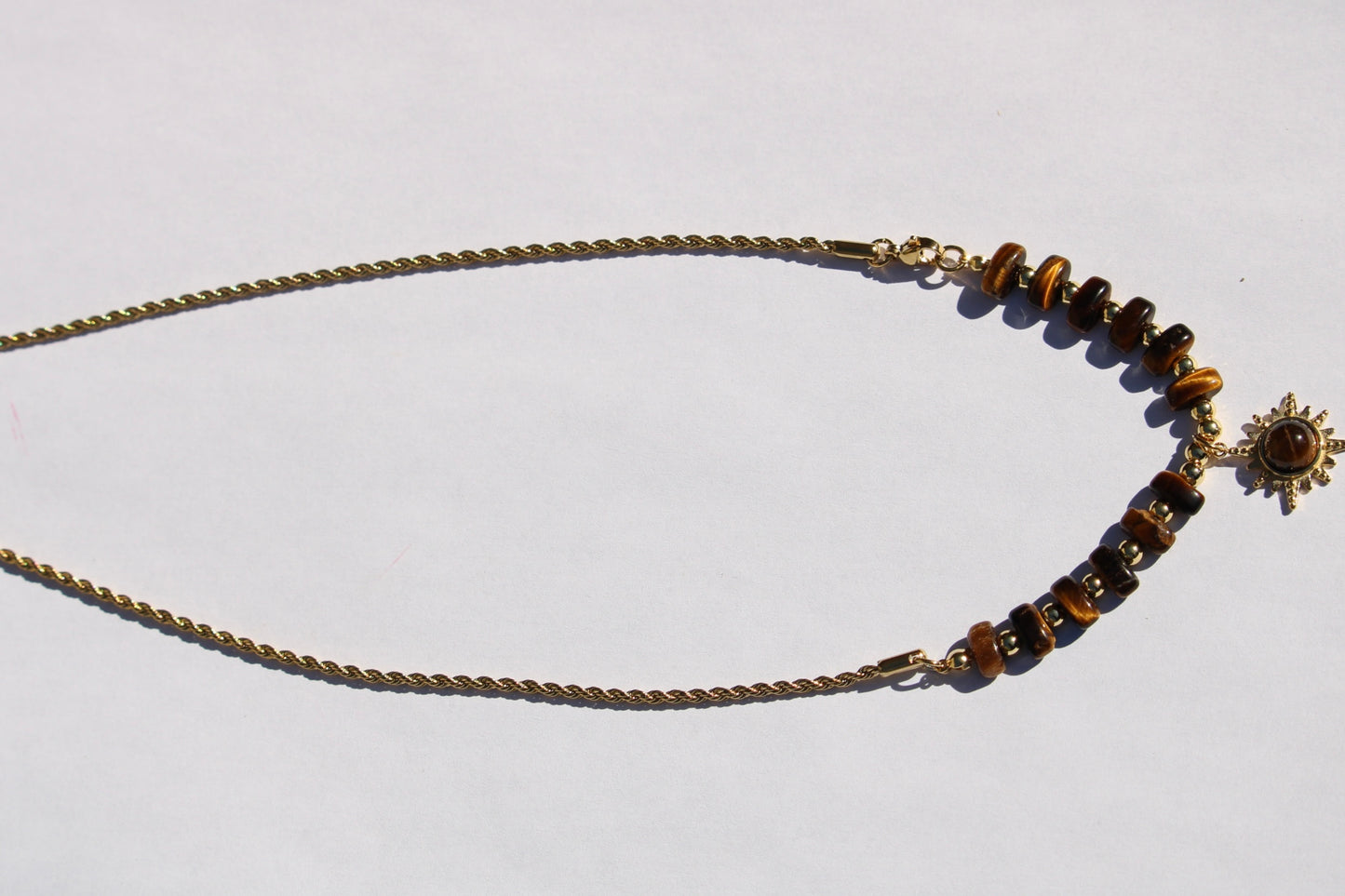 Collier en Oeil de Tigre