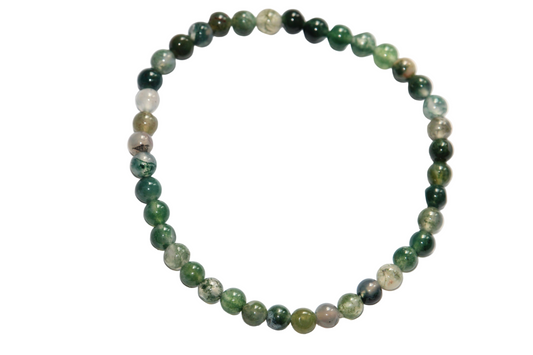 Bracelet Agate Mousse (6mm)
