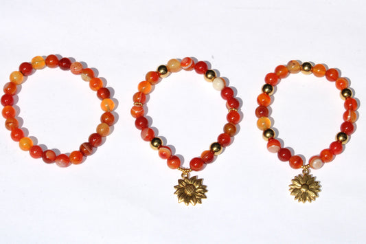 Bracelet en cornaline ; bracelet en pierres naturelles de cornaline ; bracelet pierre naturelle cornaline ; bracelet en pierre naturelle ; bracelet pierres naturelles