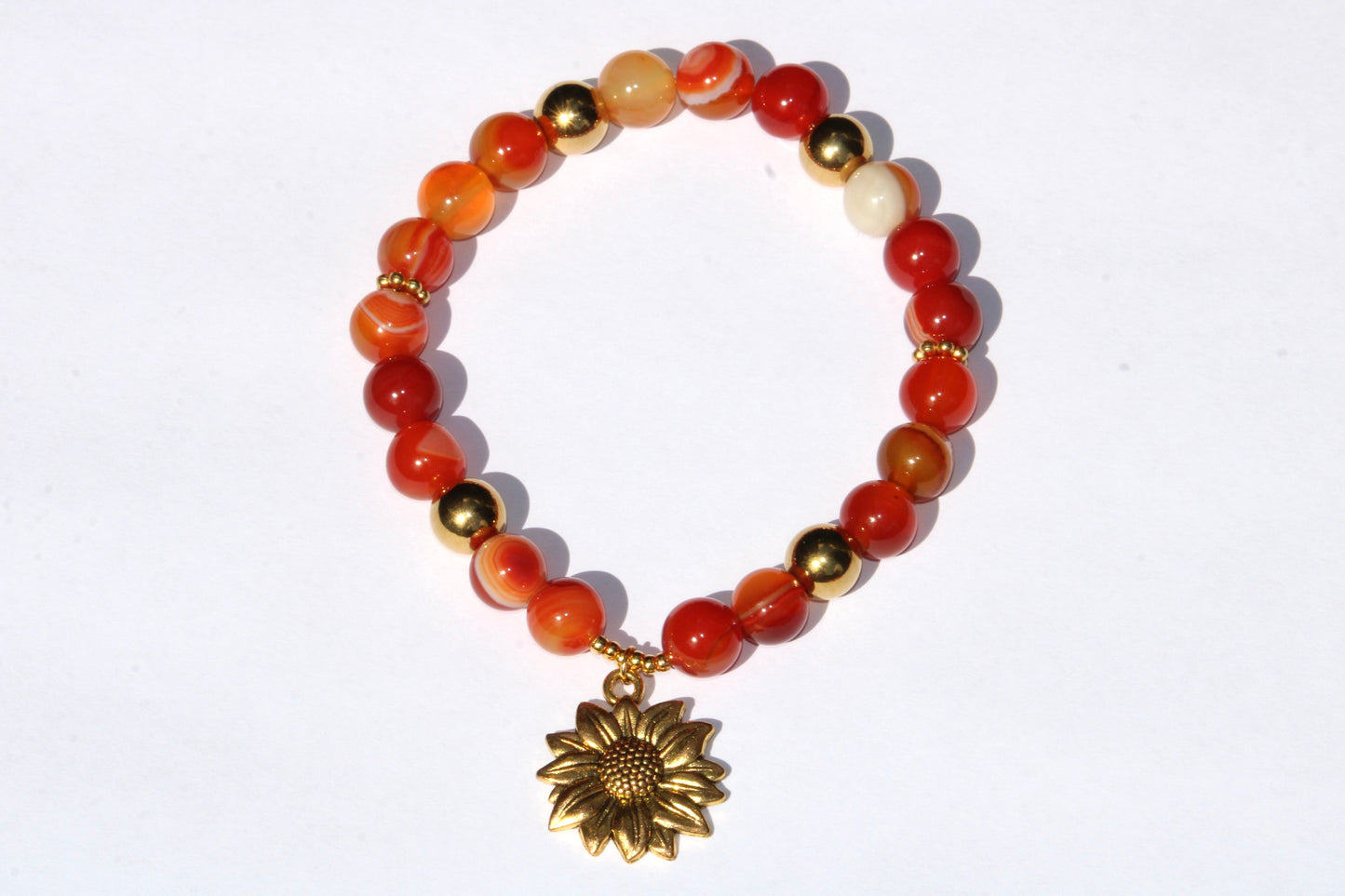 Bracelet en cornaline ; bracelet en pierres naturelles de cornaline ; bracelet pierre naturelle cornaline ; bracelet en pierre naturelle ; bracelet pierres naturelles