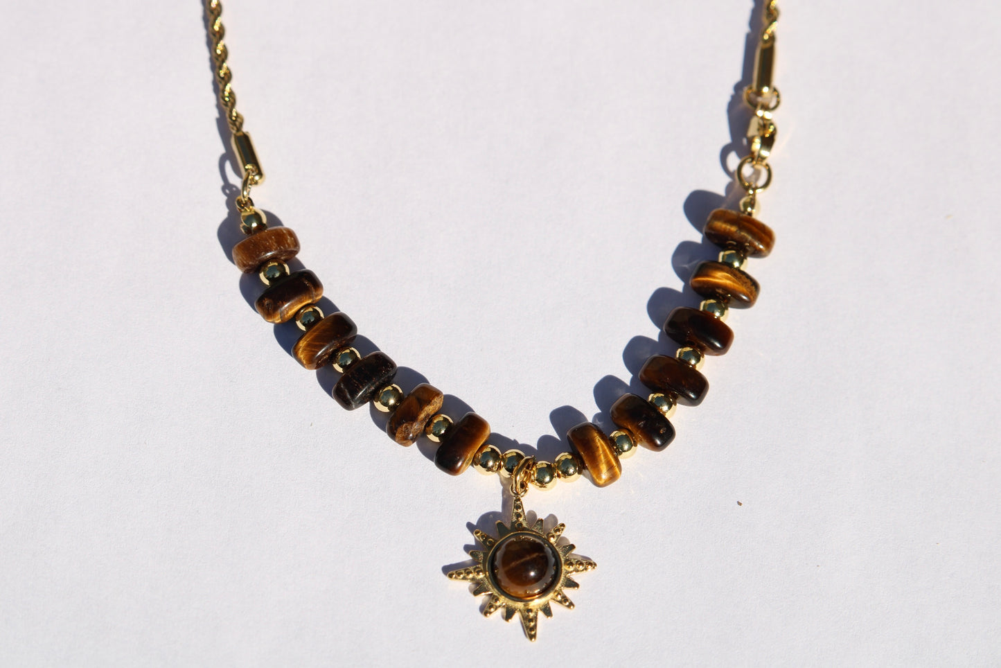 Collier en Oeil de Tigre