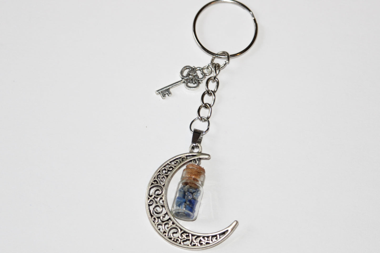Clé de Lune et Lapis Lazuli
