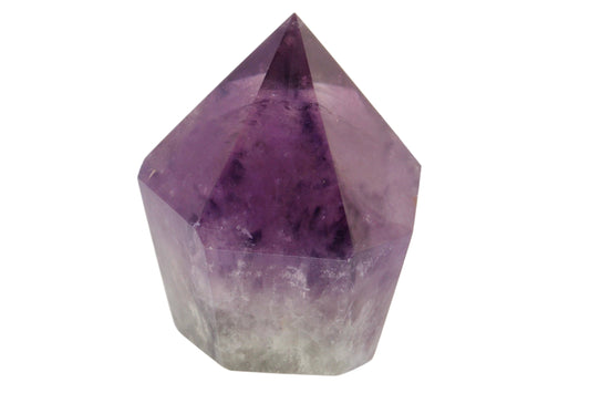 Améthyste uruguay - améthyste naturelle ; amethyste en pointe ; pierre naturelle ; lithothérapie ; lithotherapie ; signature minérale