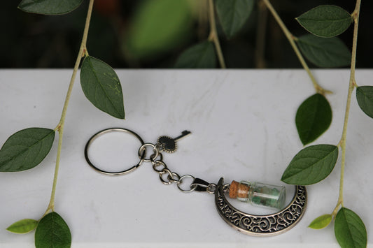 Porte clé aventurine verte; porte clé en pierre naturelle; porte clefs en aventurine verte; lithothérapie