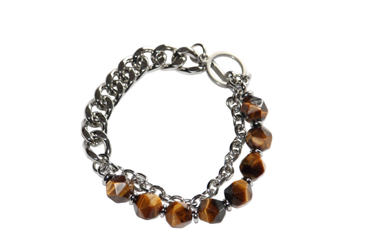 Bracelet Oeil de Tigre Homme