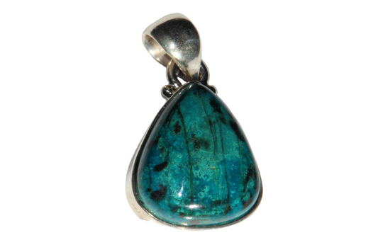 Pendentif Chrysocolle en Argent
