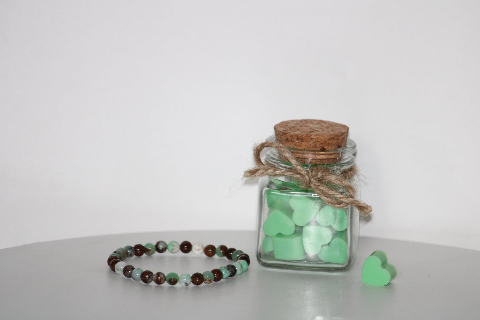 coffret bijoux et bougie; pierres naturelles ; bougie artisanale; lithothérapie; signature minérale ; signature minerale