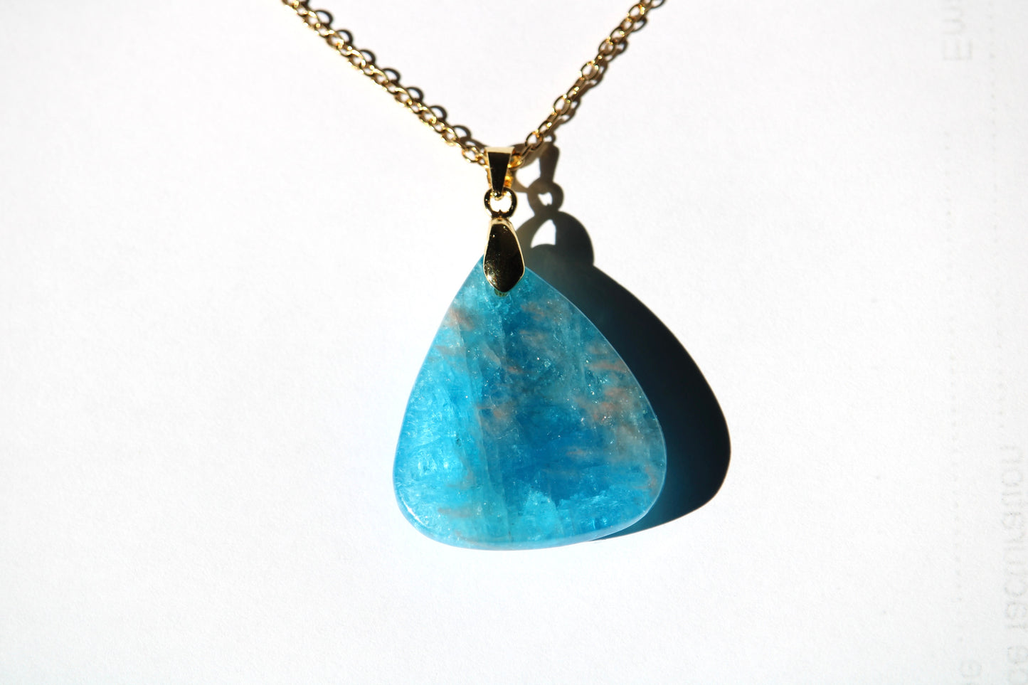 Collier Apatite Bleue