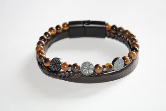 Bracelets Oeil de Tigre Homme 