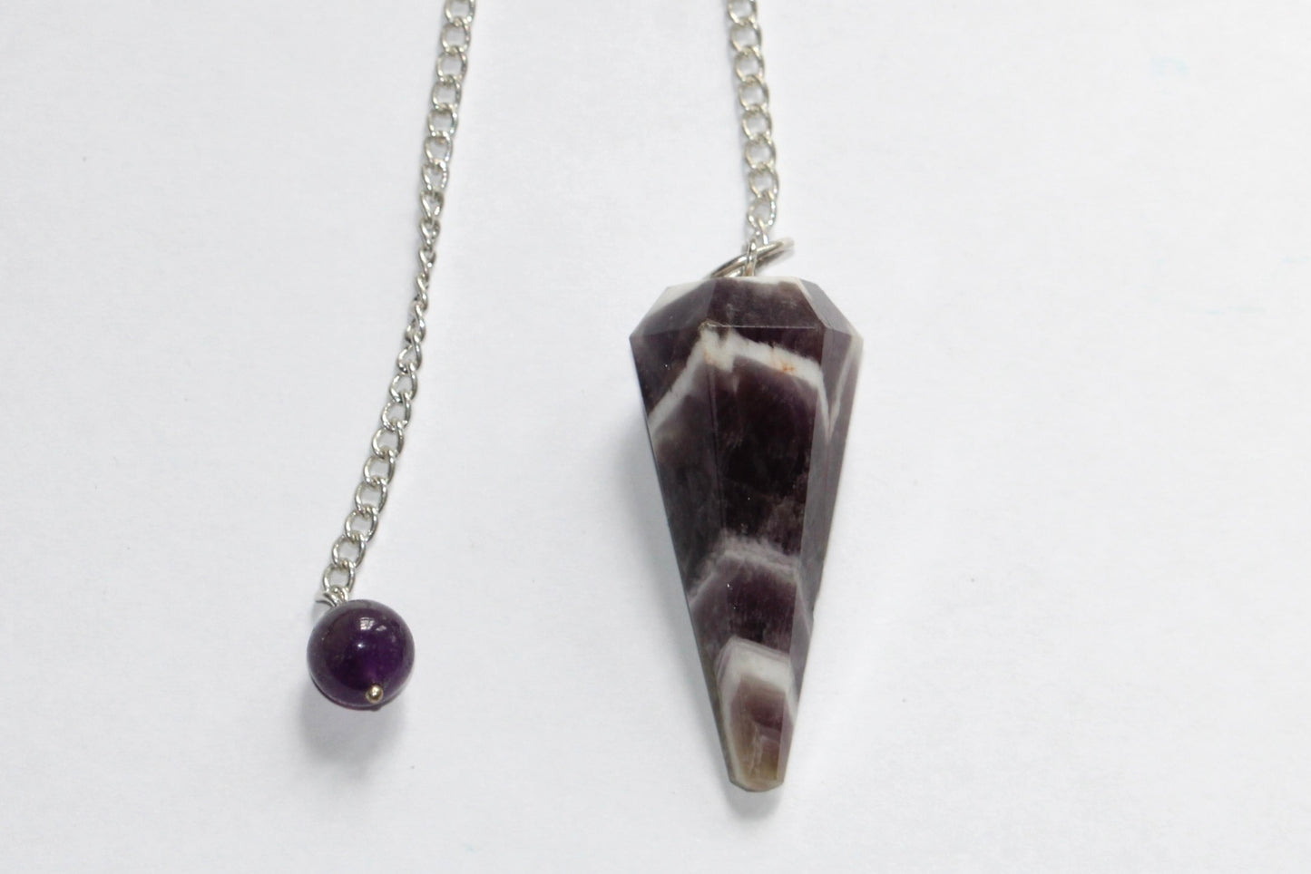 Amethyst Chevron Pendulum