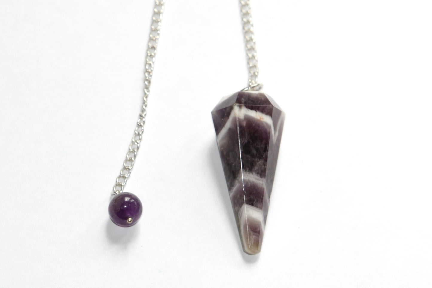 Amethyst Chevron Pendulum