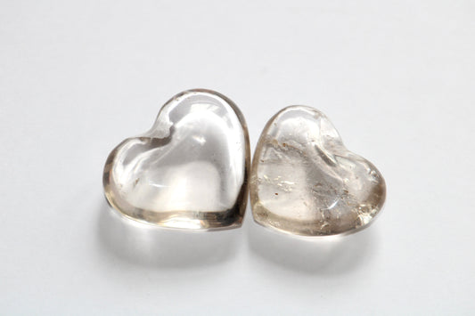 Petit coeur en Quartz Fumé