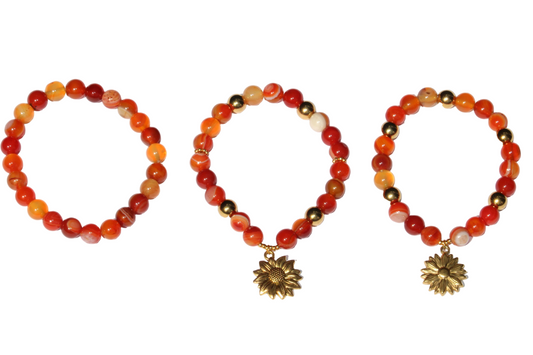 Bracelet en Cornaline