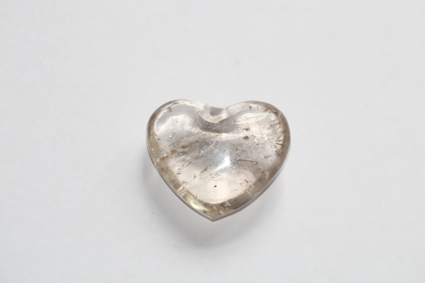 Petit coeur en Quartz Fumé