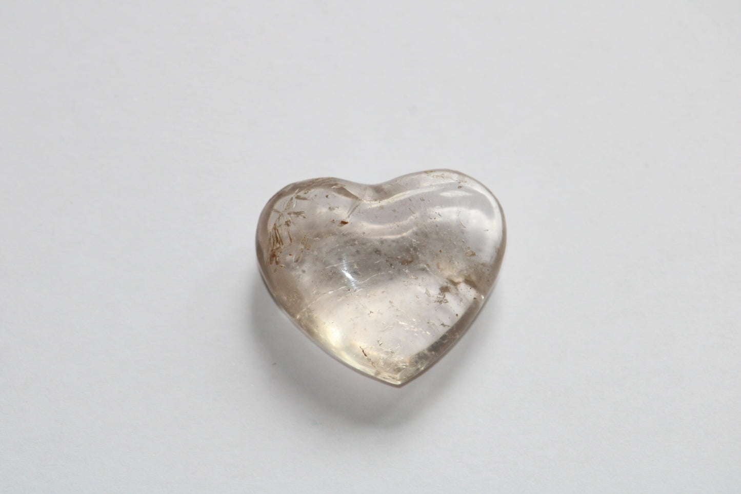 Petit coeur en Quartz Fumé