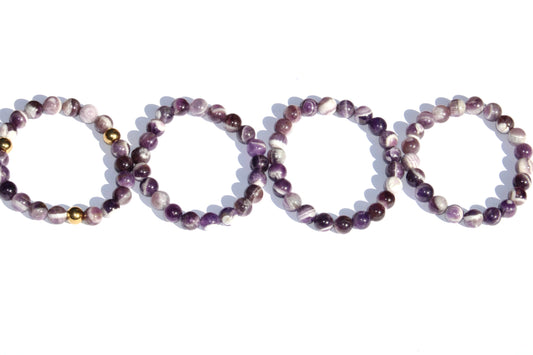 Bracelet Améthyste Chevron