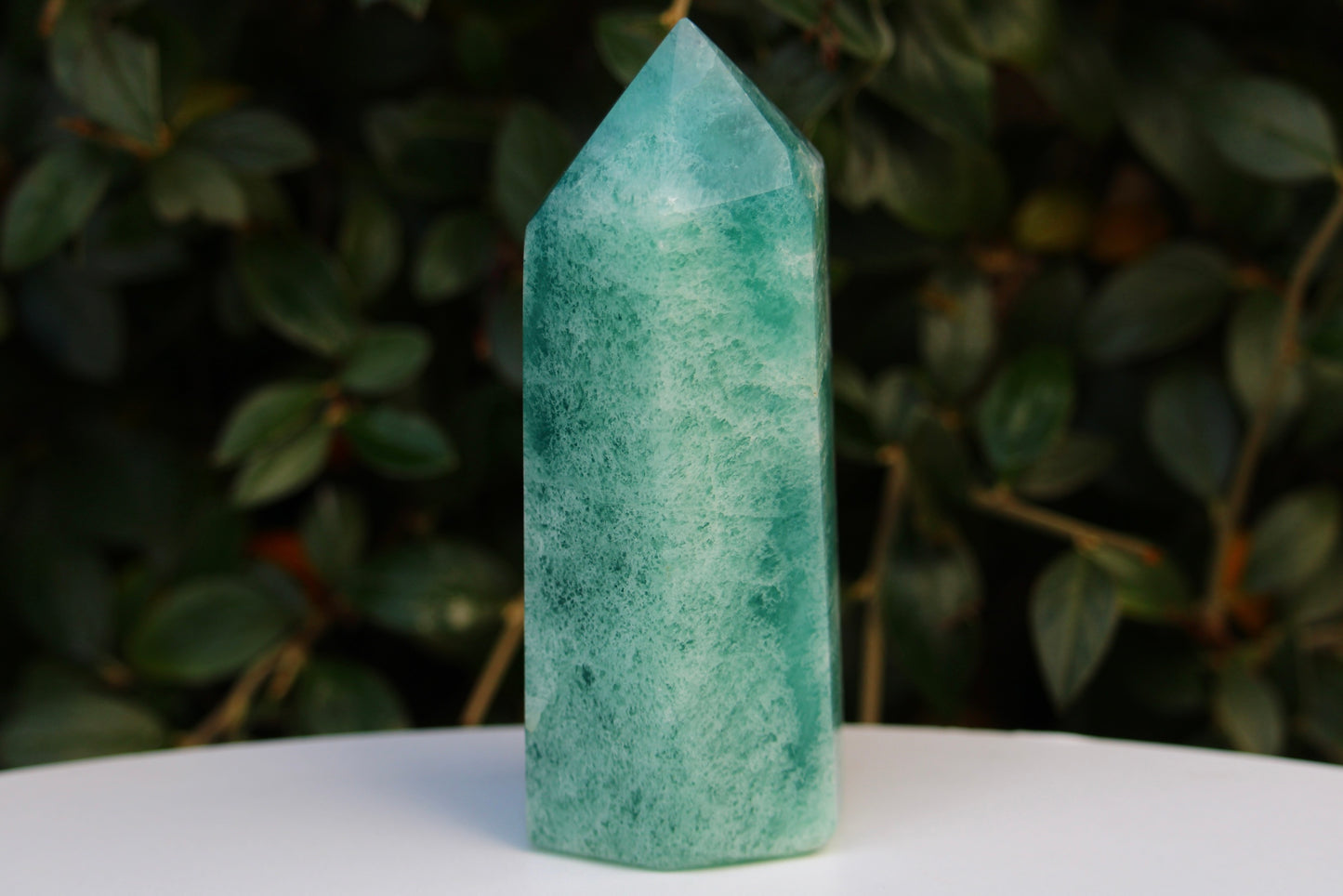 Green Fluorite Point