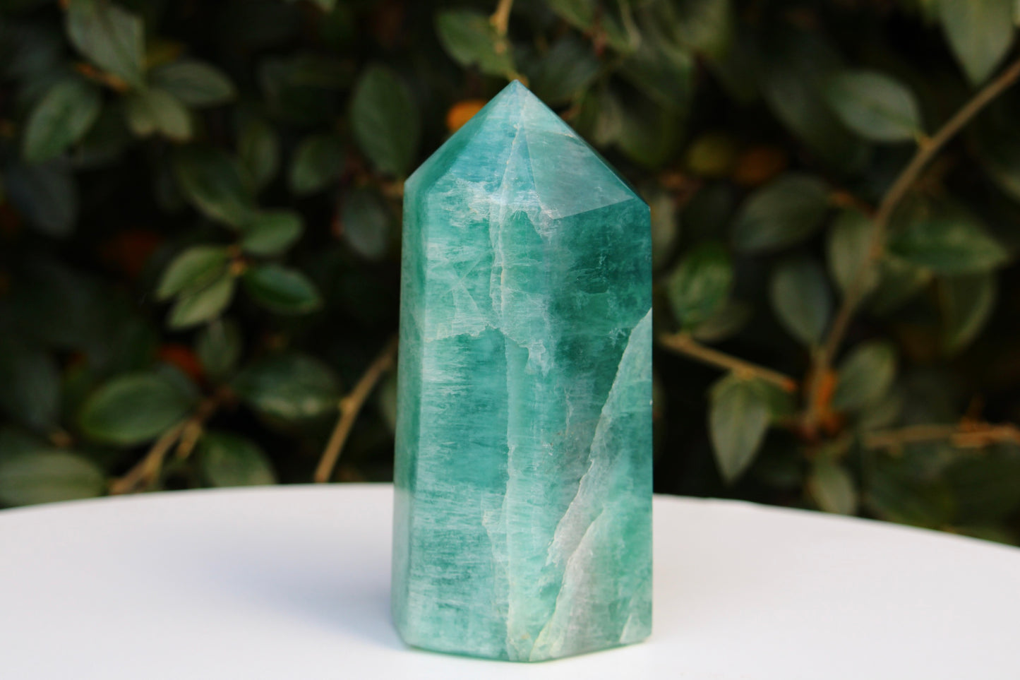 Green Fluorite Point