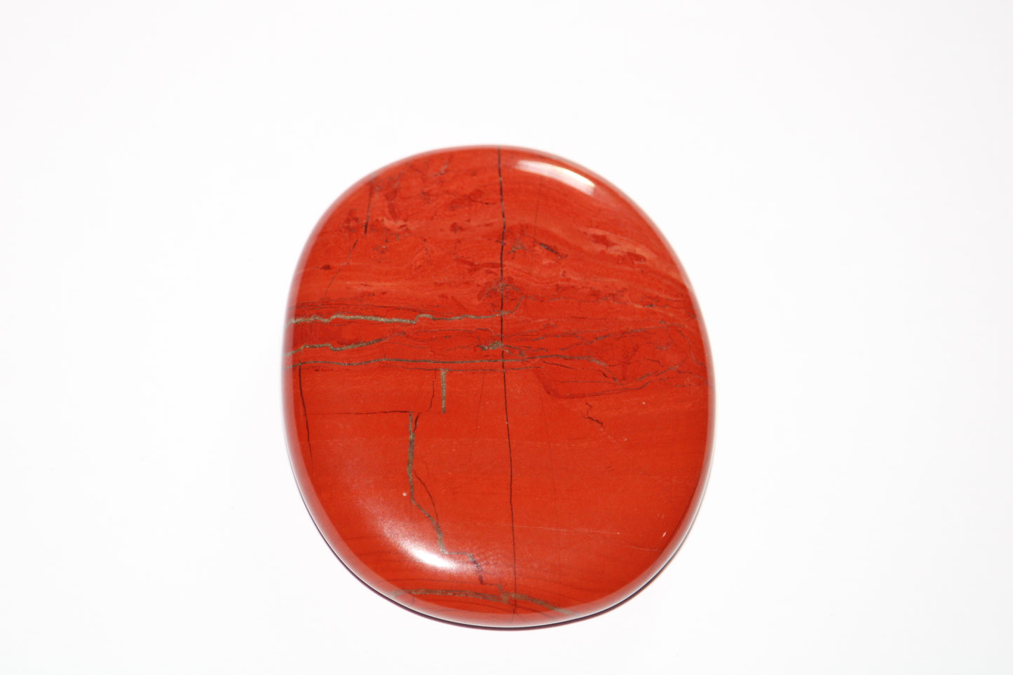 Galet en pierre naturelle de jaspe rouge ; jaspe rouge ; pierre naturelle de jaspe ; lithothérapie et jaspe rouge ; lithotherapie ; signature minérale ; boutique de pierre en ligne 